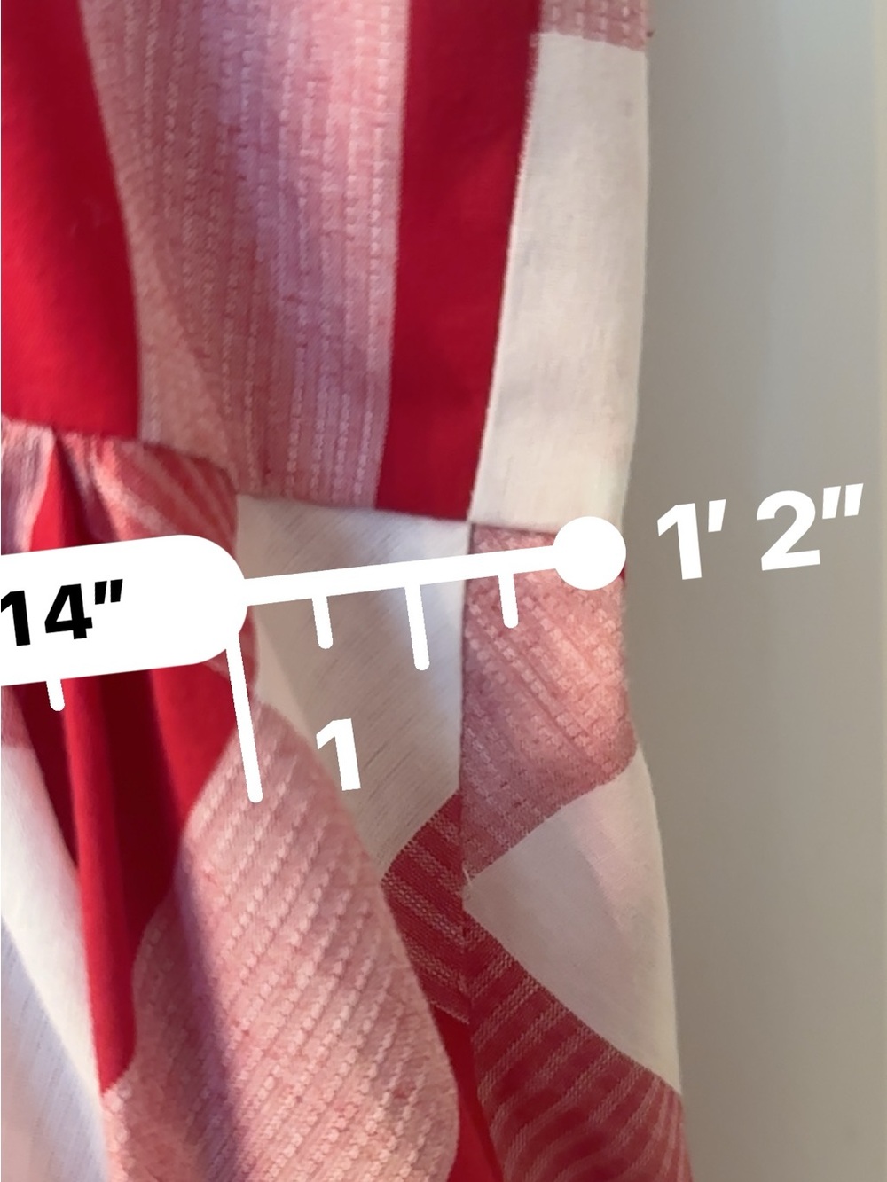 Betsey Johnson Red & White Gingham Fit-and-Flare Sundress - Picture 3 of 5